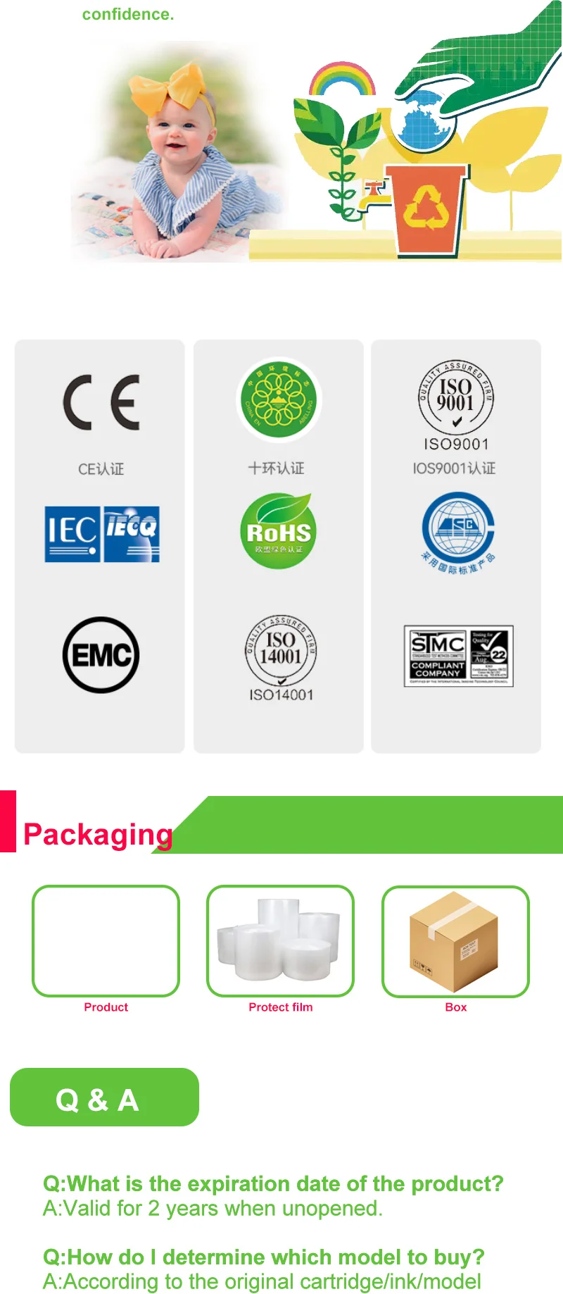 Description Picture 6 of itemNEW 4Color LC424 Standard Compatible for Brother DCP-J1200DW Printer Ink Cartridges LC424 Multifunctional All-in-one Machine