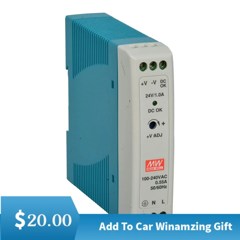 24W Industrial DIN Rail Power Supply, Din rail Mount Power Adapter 5V