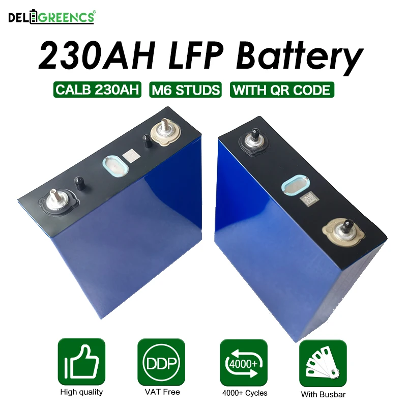 

CALB 3.2V 230Ah Lifepo4 Battery DIY Rechargeable Battery for Electric Touring Car RV Solar Cell Scooter Household Electricity