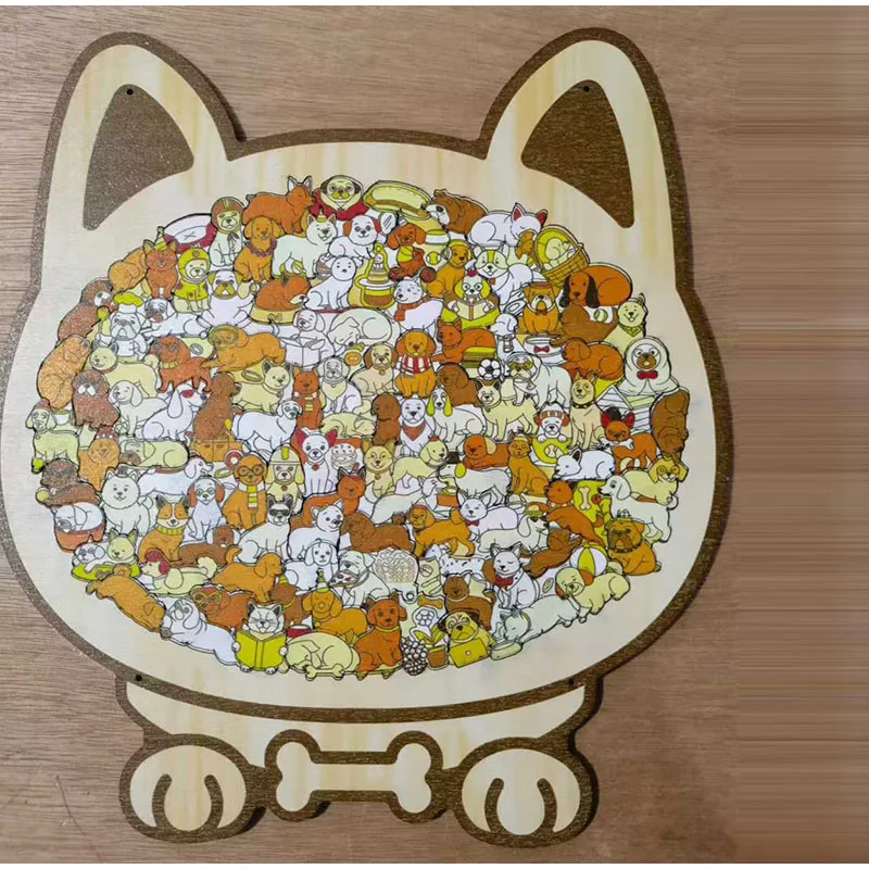 Wooden dog puzzle game - image 8