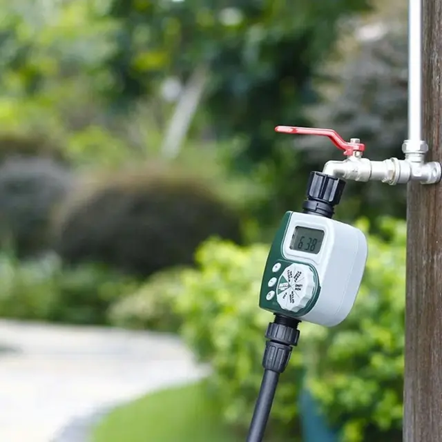 Automatic Timer Irrigation Controller Digital Display Multifunctional Programmable Hose Timer Durable Electronic Sprinkler Timer 2