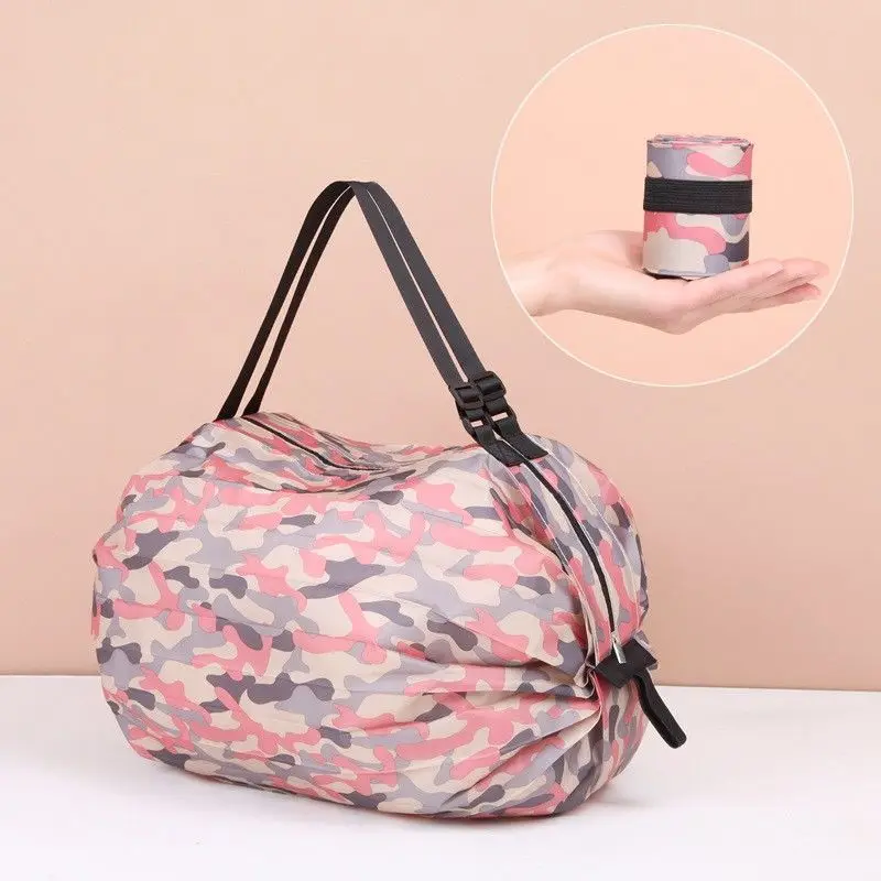 

Large capacity to carry folding shopping bag supermarket environmental Oxford cloth shopping bag receive bag to travel