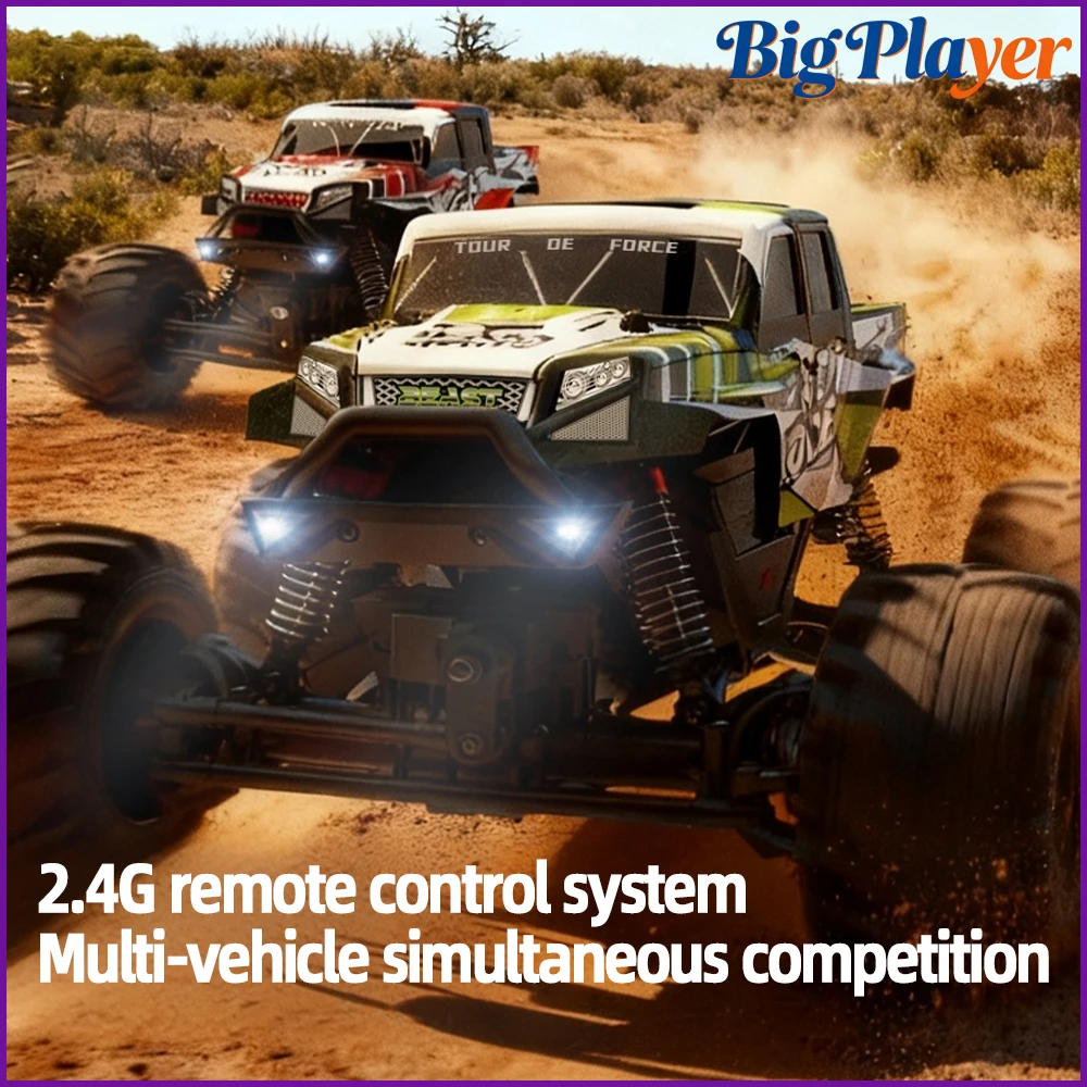 SG1805 1/18 4WD RC 몬스터 스턴트 트럭 2.4GHz 완전 비례 제어 리모컨 고출력 버스트 휠리 오프로드 자동차 장난감 선물