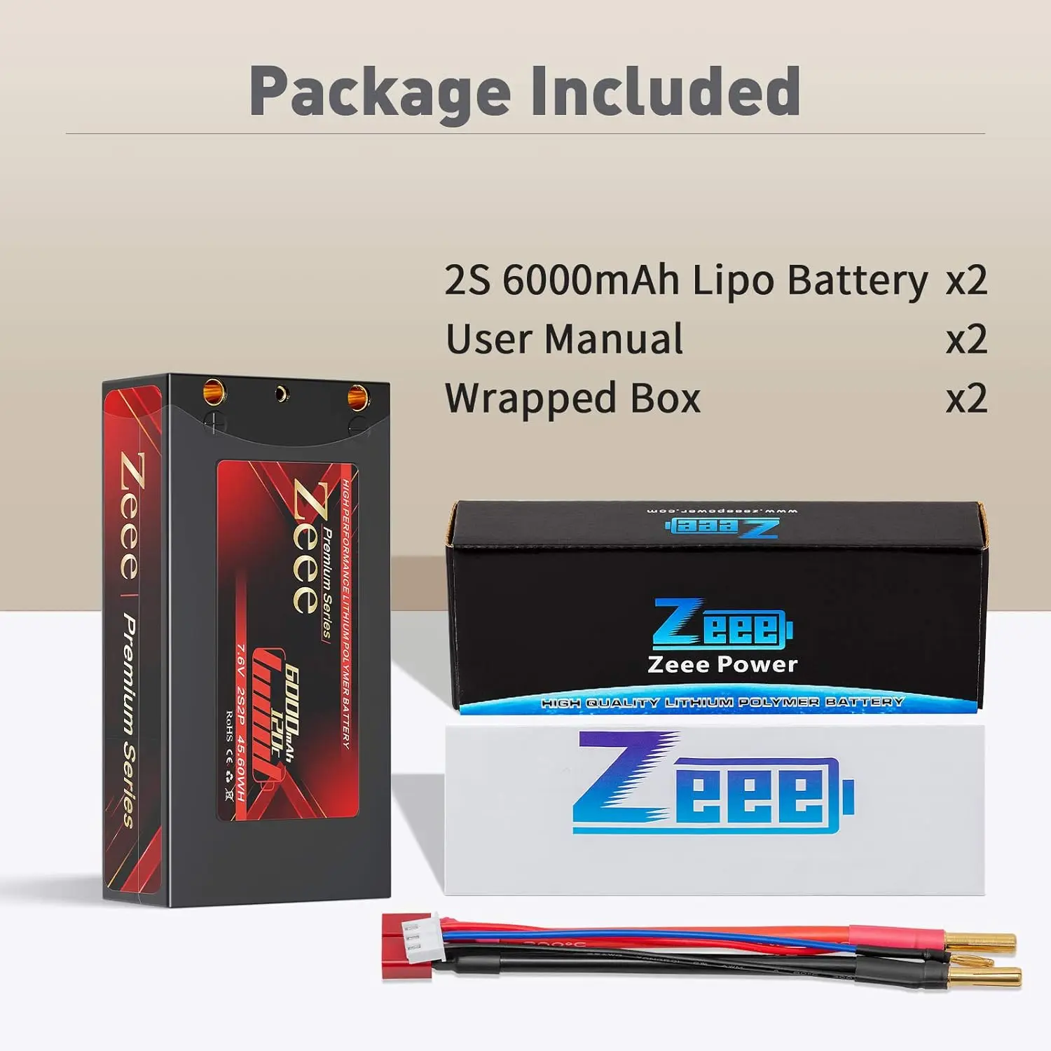 Рисунок 6 - Zeee 2S 7,6 V Short Lipo Battery