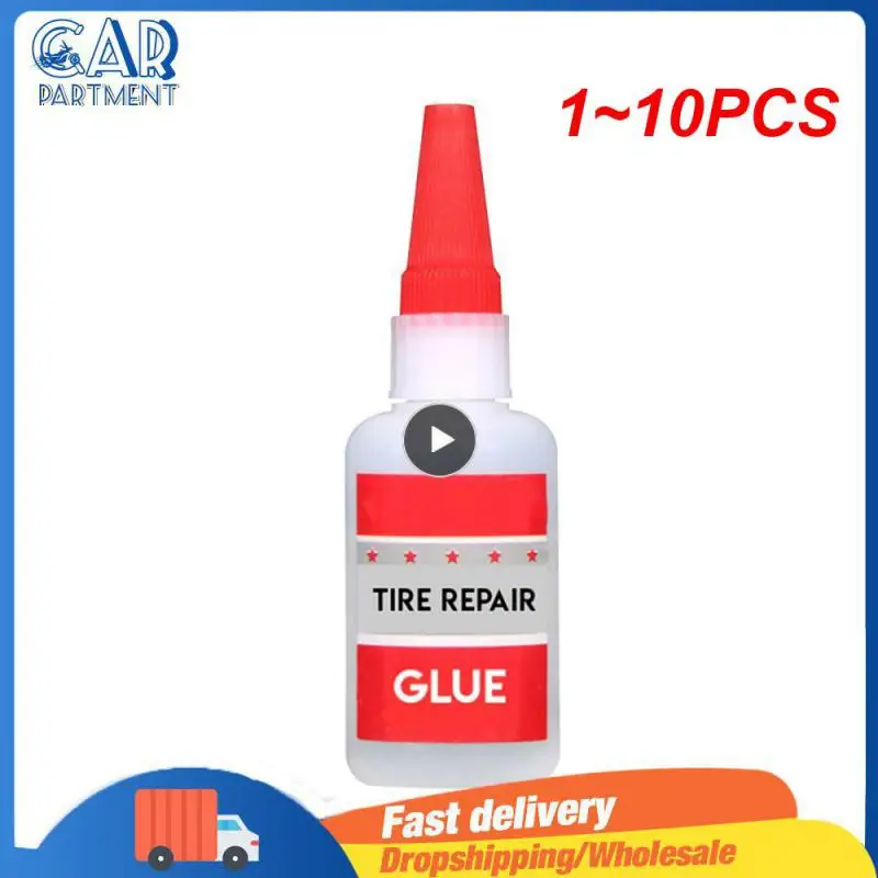 

1~10PCS 50ml Rubber Cement Tire Repair Glue Car Motorcycle Tire Repair Glue Car Tire Sole Repair Glue Multi-purpose