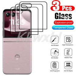 Premium 3D Full Tempered Glass Back Screen Protector Film - 3 Pack for Razr 70 Ultra (3PCS)