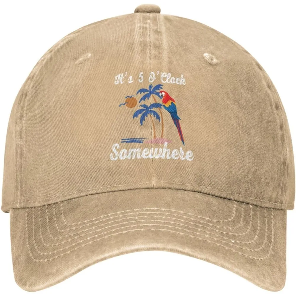 

5 Oclock Somewhere Hat It is 5 Oclock Somewhere Hat for Women Baseball Hats Vintage Hat