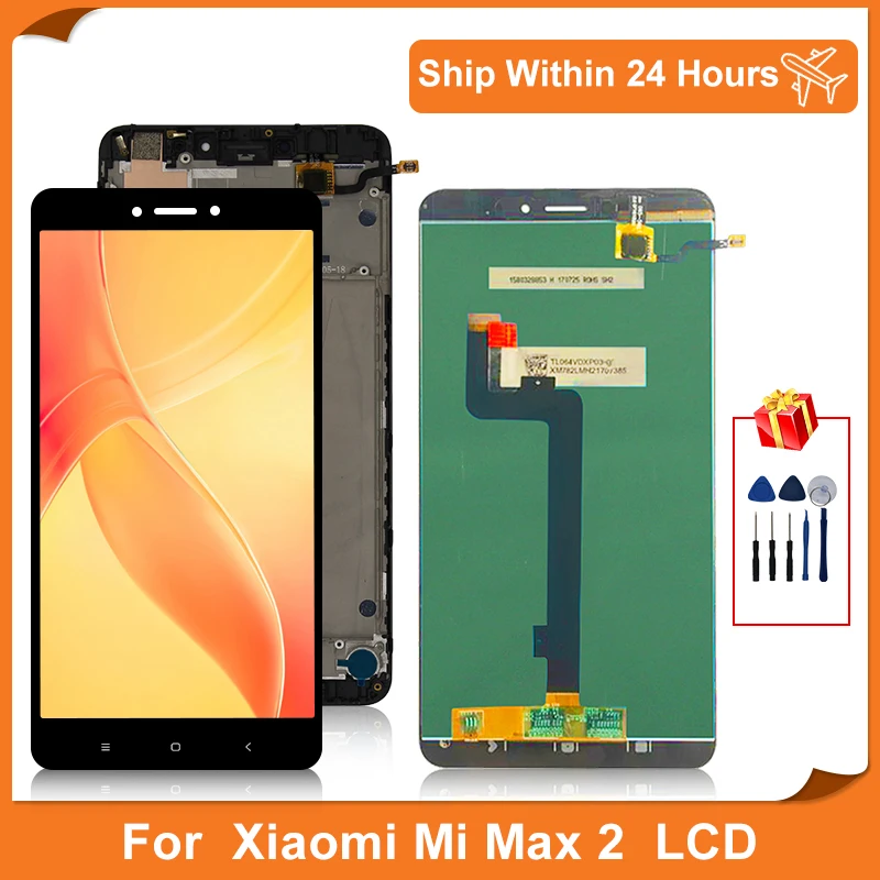 

ЖК-экран 6,44 "SUPER AMOLED для XIAOMI MI MAX 2, дигитайзер, сенсорный экран для XIoami Max2 Mi Max 2, ЖК-дисплей, запасные части