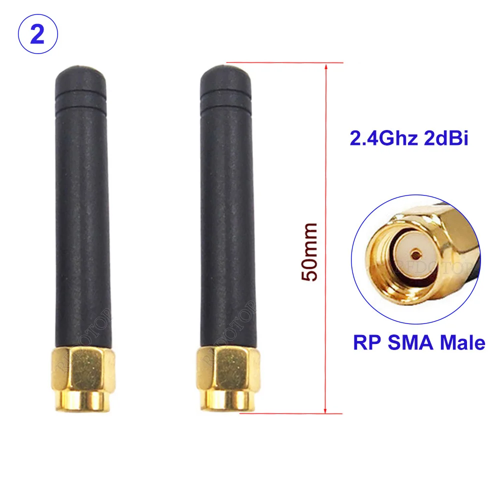Antenne 5.8G Glue Stick Pour Drone FPV RC - Connecteur SMA/RP-SMA, Neuve