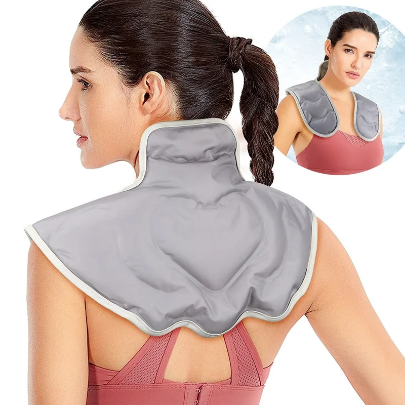 

Dual Hot and Cold Compress Therapy Shoulder Pads Neck Ice Pack Gel for Pain Relief Microwaveable and Freezable Health Care Pad