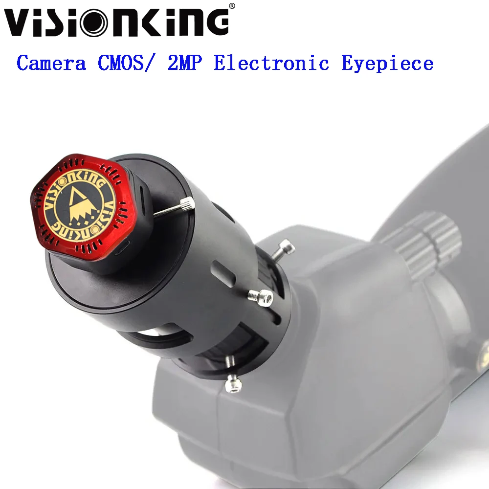 

Visioking wifi Telescope Camera CMOS/ 2MP Electronic Eyepiece 1/3“ for Spotting Scope Astronomical telescope Monocular