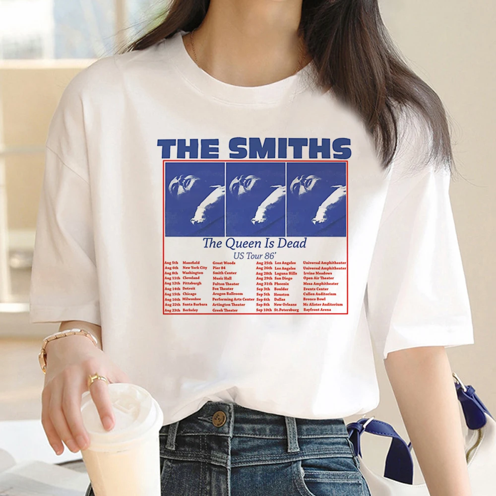 The Smiths Tee Women Japanese Y2K Streetwear Tshirt Donna Y2K Comic Clothes