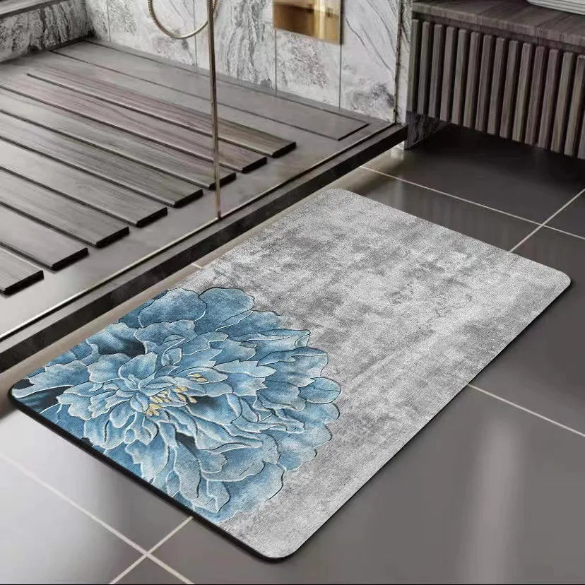 

Floor mat, bathroom door carpet, water absorption door mat, non-slip door