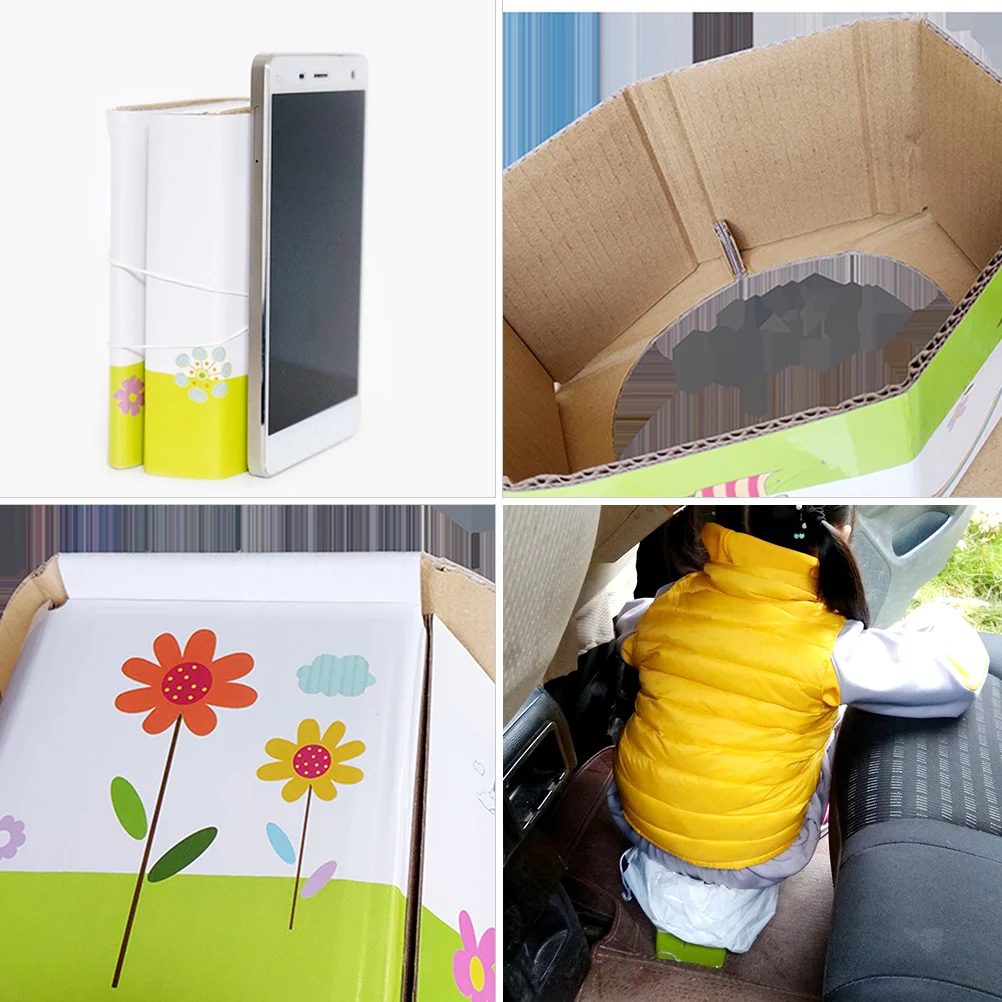 Portable Baby Paper Travel Toilet Folding Toilet for Baby Convenient and Compact Foldable Potty Seat for Car Travel 5