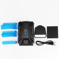 Refroidisseur d'air USB pour ordinateur Portable sous vide, ventilateur de refroidissement à extraction externe pour ordinateur Portable de 15 15.6 17 pouces 3