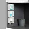 Wall Mounted Cotton Pad Storage Boxes Dustproof Waterproof Bathroom Organizer For Cotton Swabs Makeup Cosmetics Jewelry Holder 4