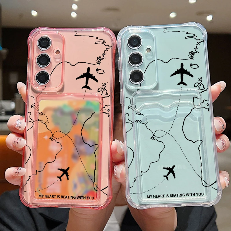 Airplane Line Card Holder Case