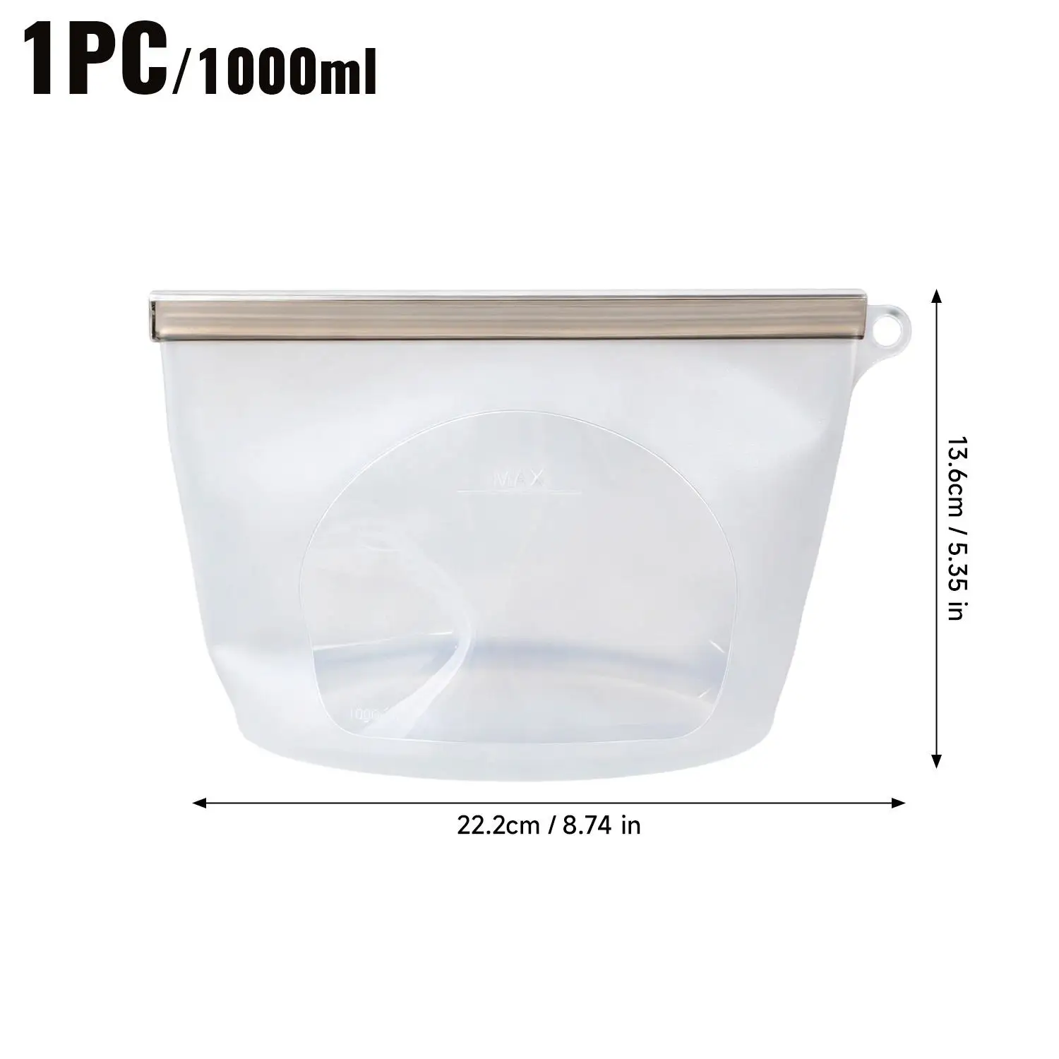 Reusable Airtight Silicone Food Preservation Bags - Food Grade Storage for Vegetables, Liquids, Snacks, and Meats