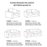 1pc Geometric Jacquard Stretchy Sofa Seat Cover, ModernPlain Color Sofa Cushion Cover For Living Room - Image 2