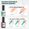 COSCELIA Nail Primer and Dehydrator for Acrylic Nails No Burn Fast Air Dry Nail Prep Dehydrator and Strength Primer Set 8/15ml 3