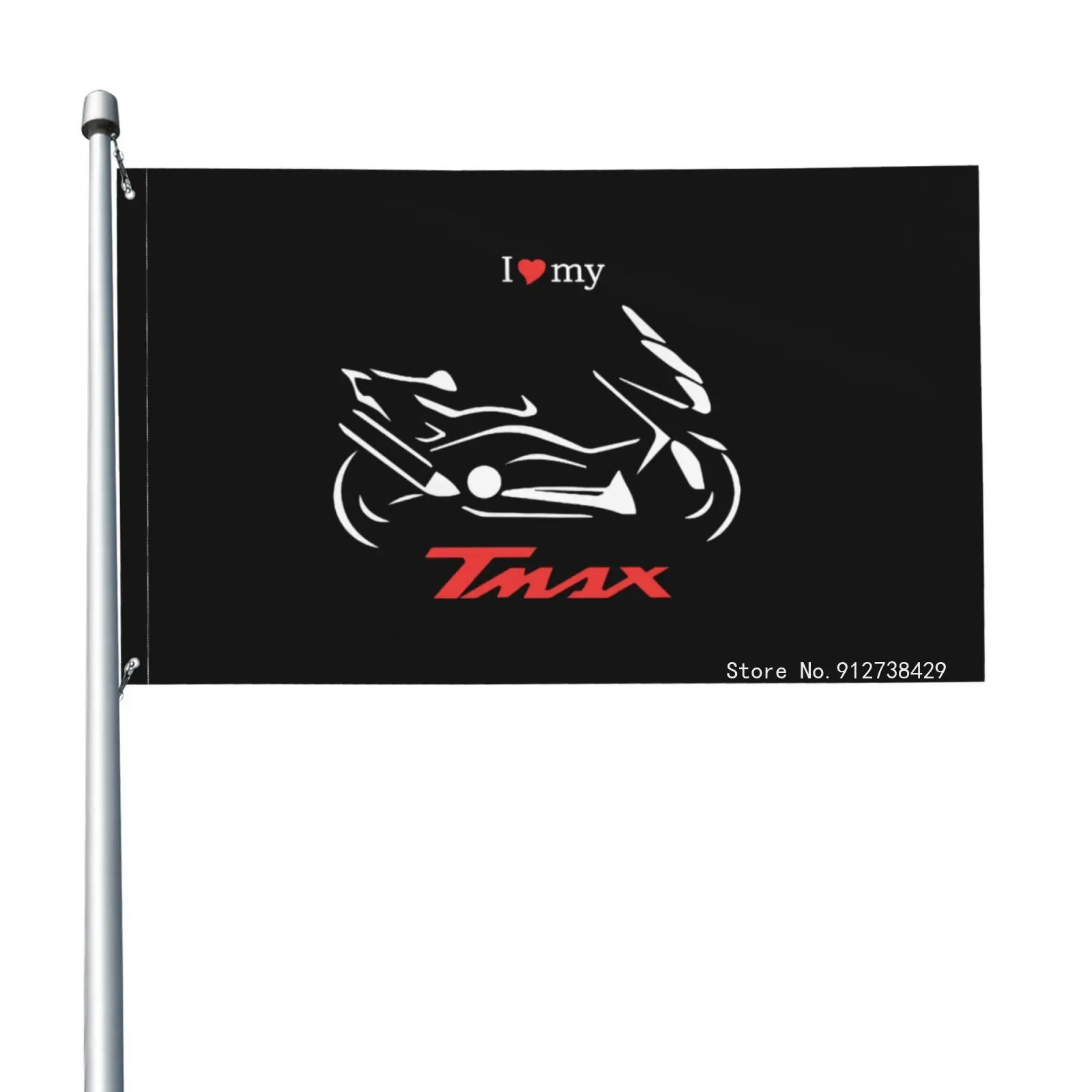 Tmax Maxi Scooter Line Flag Banner Flying Cars Club Sports Club Club Decorazione Pubblicità Aziendale