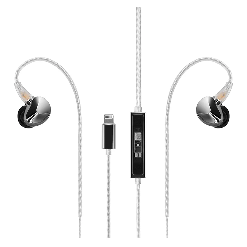 Questyle NHB12 in-Ear Earbud Wired Headphones with Lightning