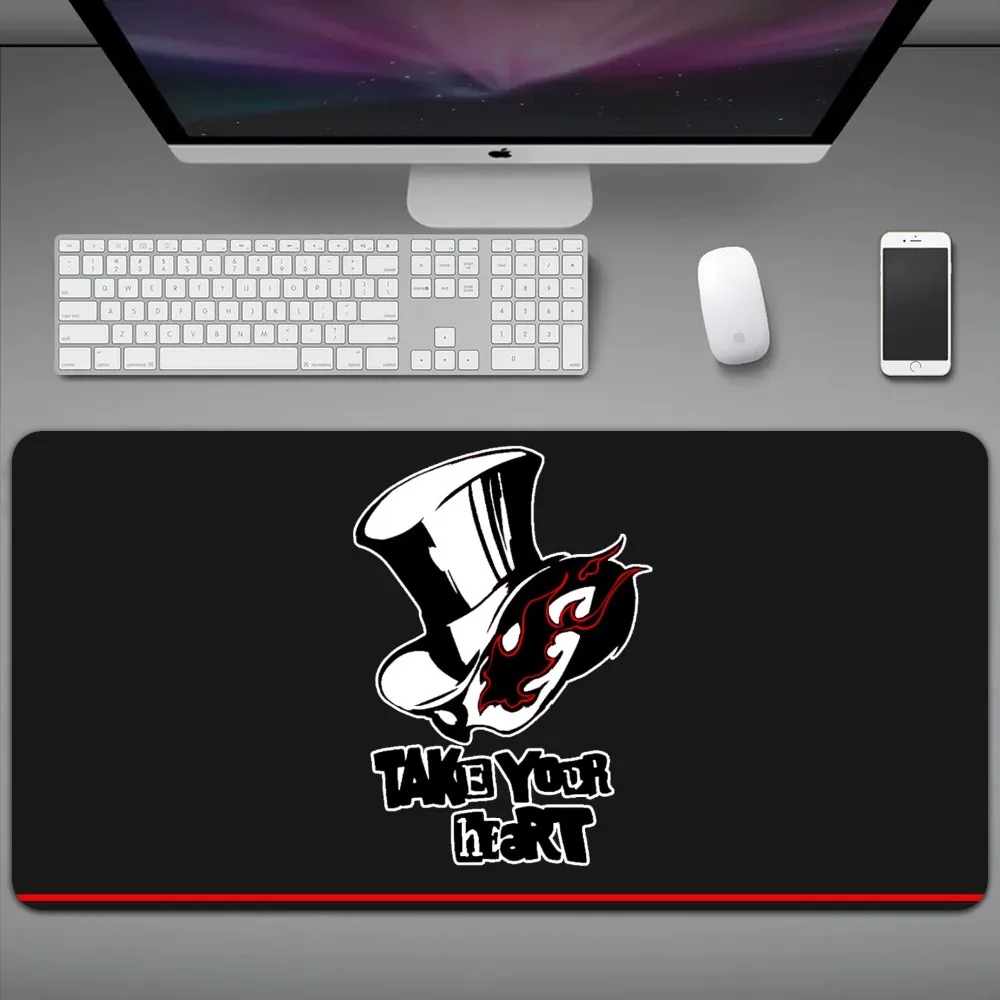 Game P-Persona 5 Mouse Pad Large Computer Pad PC Gamer Laptop Mouse Mat Laptop Keyboard Pad Office Desk Mat 5