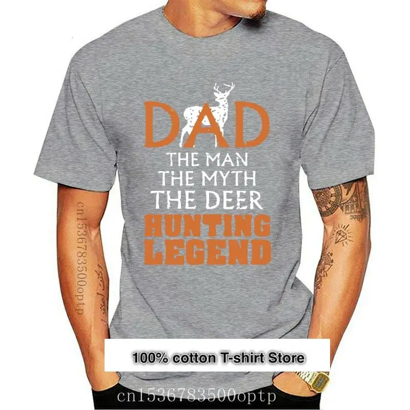 Camiseta Devitida Para Hombre Y Mujer, Camisa A La Moda De Papà, The Myth The Deer Hunting Legend, Nueva