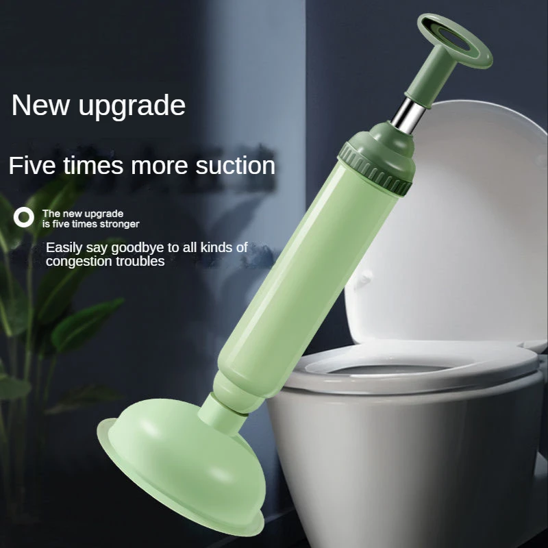 

Multifunction Vacuum Toilet Pipe Plunger Silicone Super Suction Cups Quickly Unblock Household Toilet Sewer Dredging Plunger