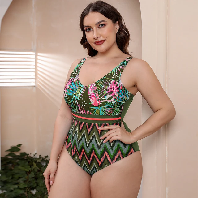 Plus Size Swimsuits Underwire Tummy Control - 2023 New Women Plus Size  Swimsuit - Aliexpress