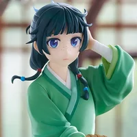 ⁦بالعربي: مجسم شخصية ماوماو (يوميات صيدلانية) بالفستان الأخضر بطول 15 سم | The Apothecary Diaries Maomao Green Dress Action Figure Collectible 15cm⁩ - الصورة ⁦2⁩