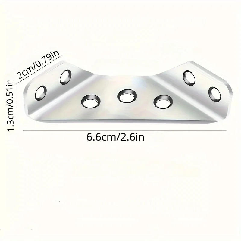 5pcs Corner Code Bracket Bracket To Support The Replacement Frame - Metal Heavy-duty Wooden Frame Corner Bracket