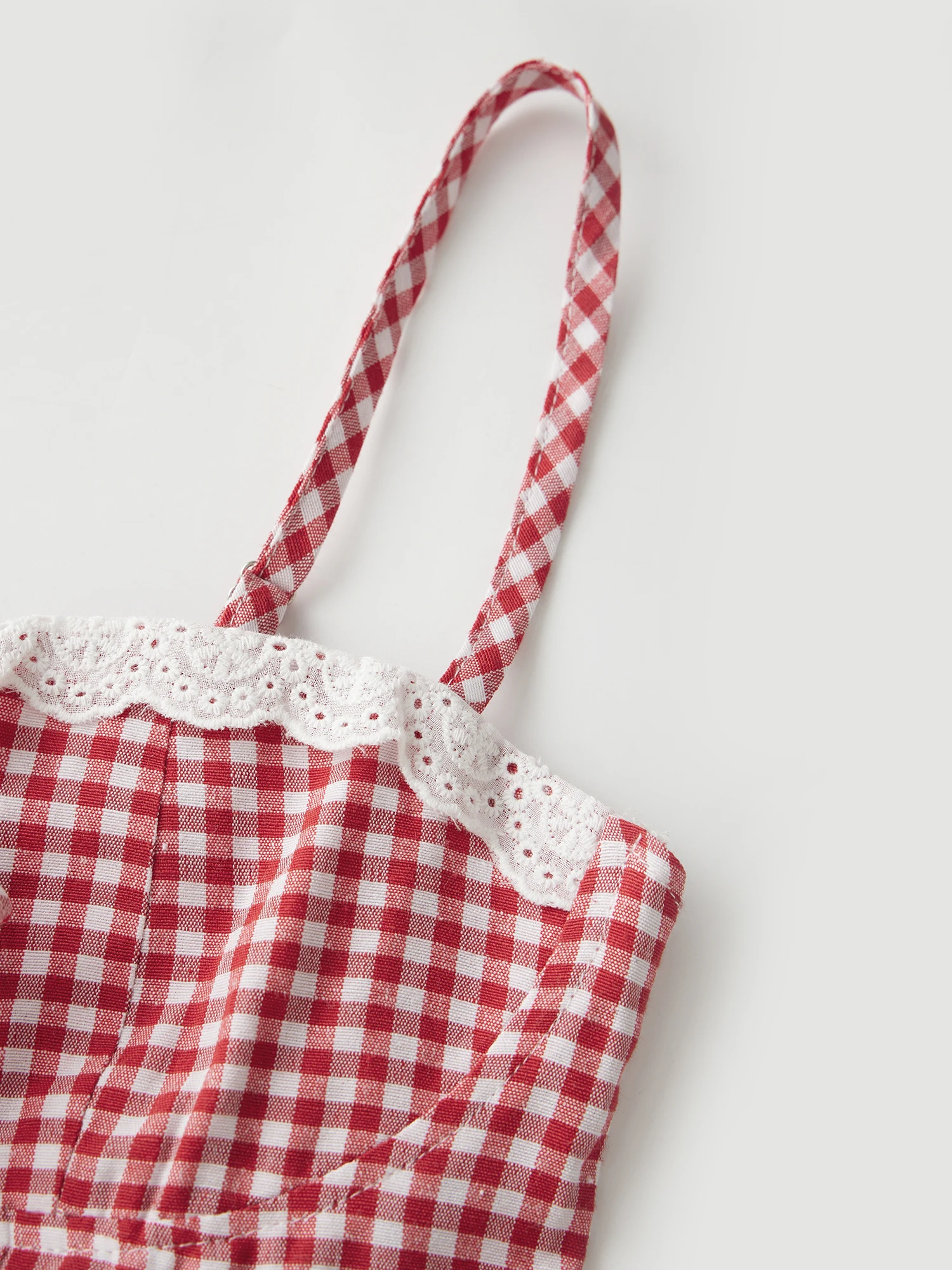 Women s Plaid Sleeveless Mini Dress with Spaghetti Straps and Babydoll Silhouette Perfect for Summer Casual Wear