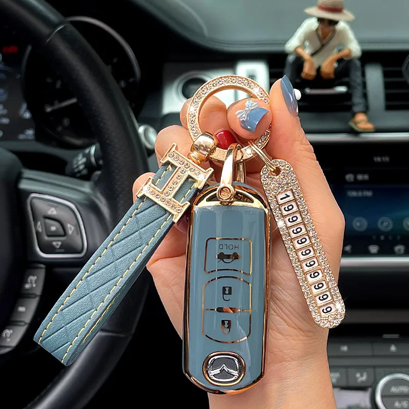 Cover Chiave/telecomando per TPU Shell per Mazda 2 3 6 BL BM GJ Atenza Axela Demio CX-5 CX7 CX9 CX3 CX-3 CX5 MX5 KE KF 10 Cover Chiave/telecomando per TPU Shell per Mazda 2 3 6 BL BM GJ Atenza Axela Demio CX-5 CX7 CX9 CX3 CX-3 CX5 MX5 KE KF - S5c3c41a627474804adde95508704c1a7S