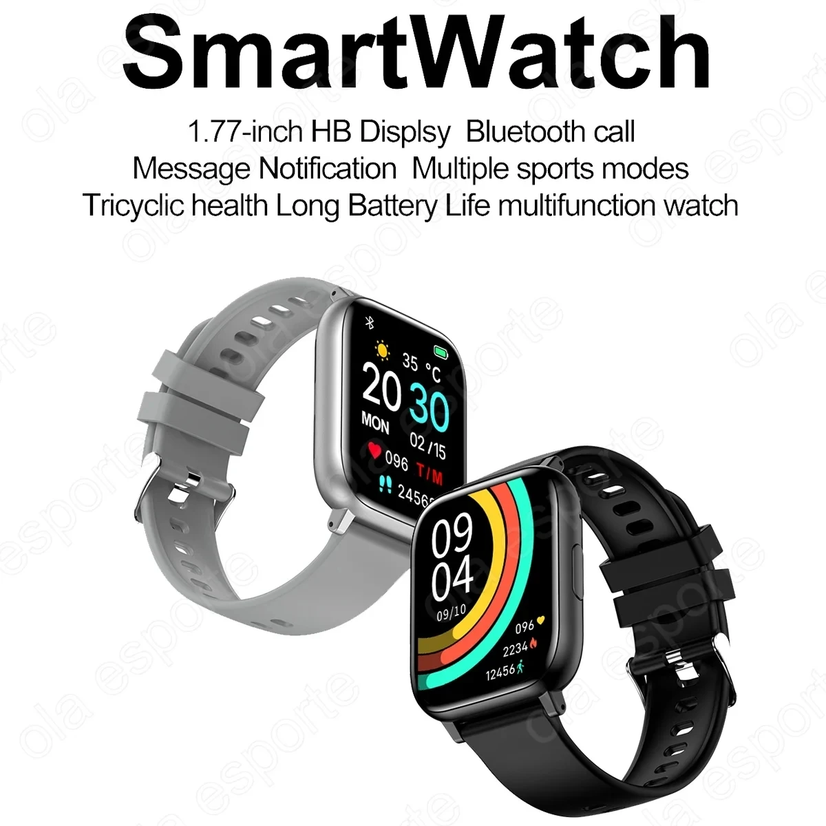 2024 Smart Watch For Women Full Touch Screen Bluetooth Call Waterproof Watches Sport Fitness Tracker Smartwatch Lady Reloj Mujer