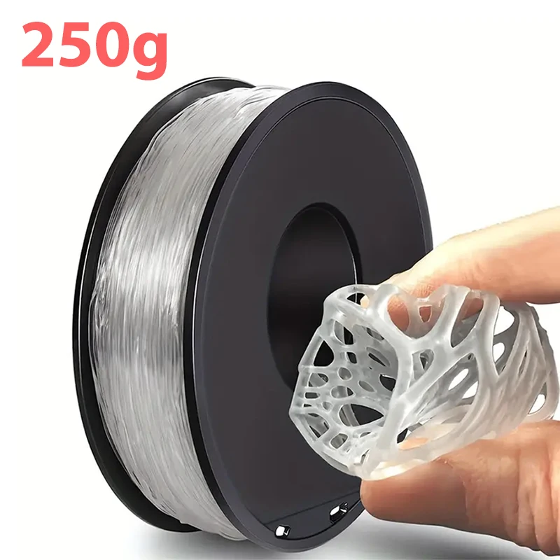 250gx4 3D Printer Flexible TPU Transparent Filament Elastic