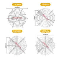 Cooling Fan Guard Metal Grill Computer Cover Fan Grill 30mm 40mm 50mm 60mm 70mm 80mm 90mm 120mm 135mm 140mm 170mm 200mm - Image 4