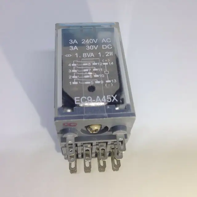 Ec9-A45X 12Vdc 220Vac 14 Láb Es84 Közbenső Relé - Image 3
