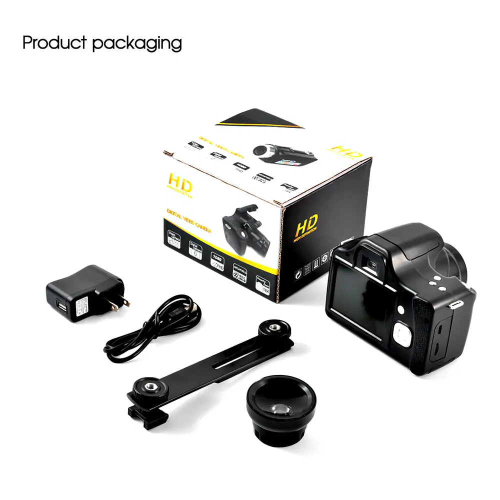 Digital Camera DSLR Camera 18X Medium Telephoto Digital Camcorder Full HD 3.0 Inch display Electronic Anti-shake for Photography Video Shooting