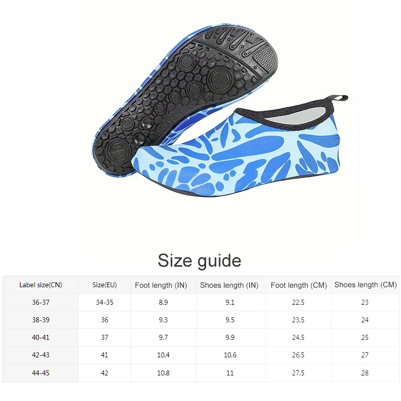 Water Shoes Quick Drying Non Slip  Summer Lightweight Beach Water Socks Barefoot Water Shoes Soft And Comfortable Shoe Decor 2