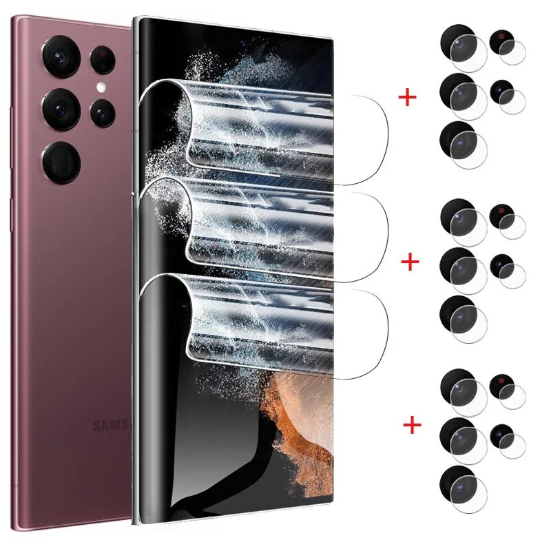 Мягкое стекло для galaxy s22 ultra Гидрогелевая пленка samsung hydrogel film plus s 22 |