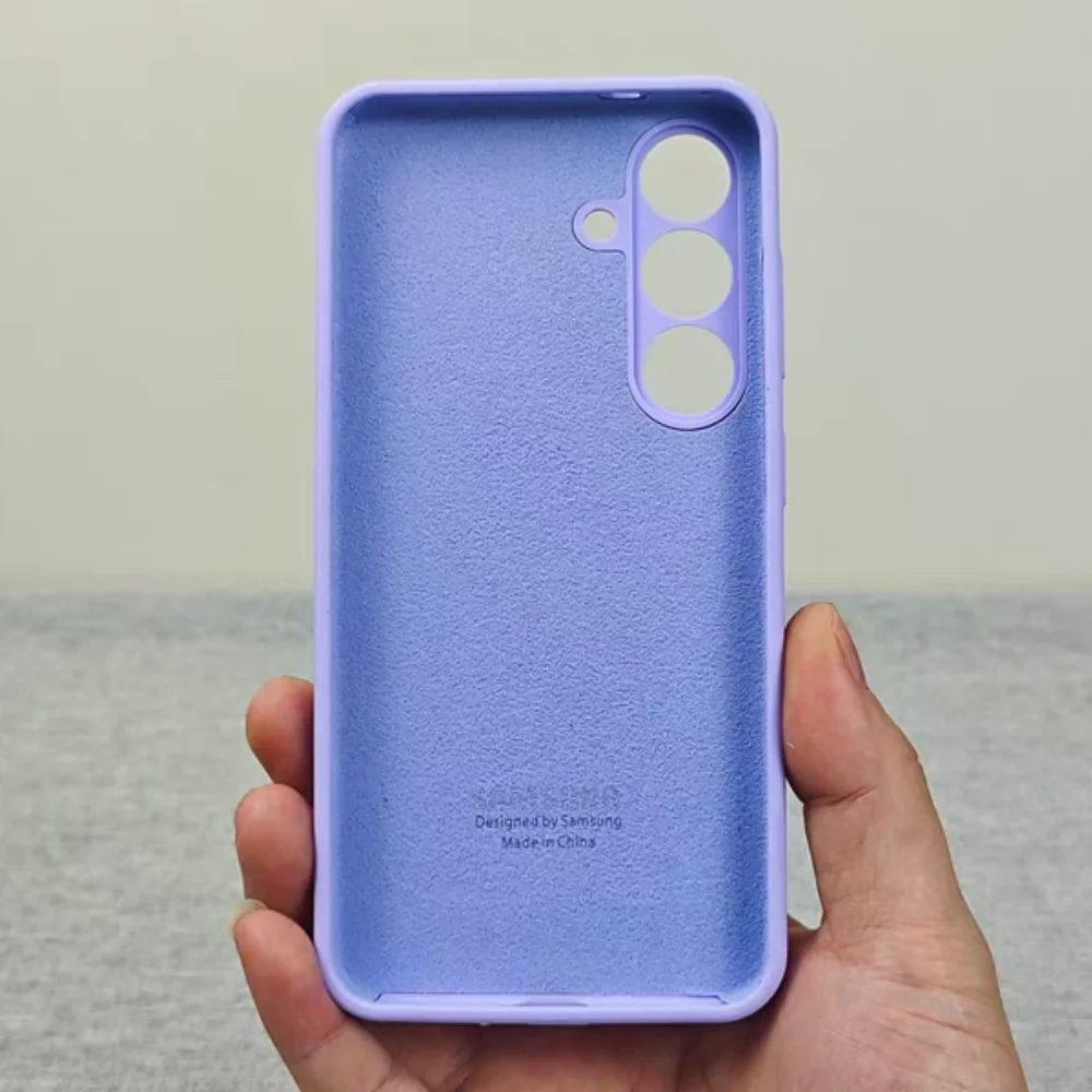 Original Silicone Solid Color Phone Case with Official Box