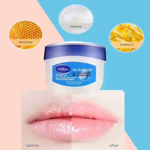 바셀린 보습 립밤 세트, 천연 바셀린, 균열 방지, 석유 젤리 립밤, 립스틱 베이스, 한국 화장품 2023 신제품 2