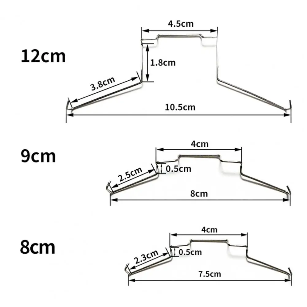 

1 Pair Useful Cooling Fan Clip Wear-resistant Strong Clamp Connection Fastener Computer Case Radiator Fastener