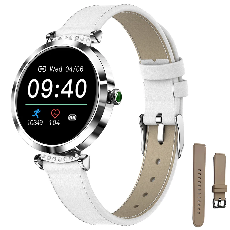 2022 New Smart Watch Women Heart Rate Health Monitoring Sport Fitness Tracker IP68 Waterproof Smart Alarm Clock Smartwatch Ladie 