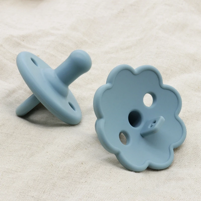 Baby Pacifier Silicone Pacifiers Teething Toy Flower Shape Soother