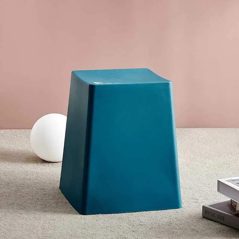 Nordische Möbel kreative Kunststoff Hocker modische Esszimmer Hocker hohe Hocker mobile Sitz Fuß schemel einfache moderne Freizeit stuhl