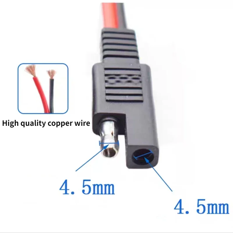 LEADER ¾籤 ڵ   -SAE  ̺ ÷,  14AWG, 100cm, 12V, ߱ 
