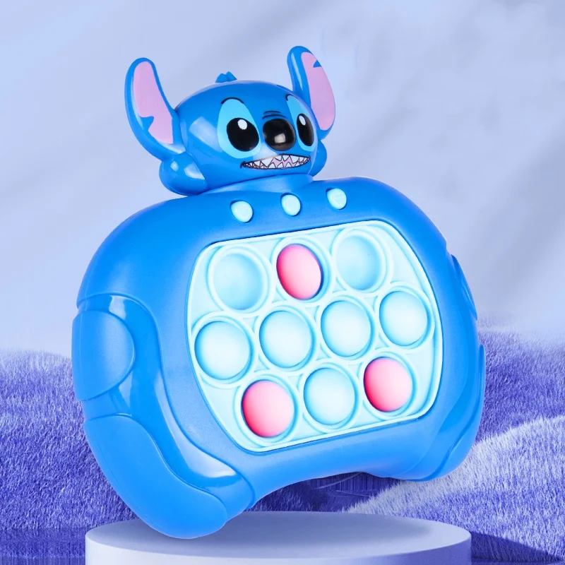 Stitch Pop Push Game - Electronic Sensory Fidget Toy, Whack-a-Mole Style With Lights & Sounds