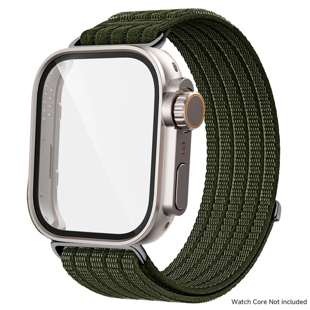 Nylon Band Bracelet with Bumper Frame Protector and Glass Screen Guard